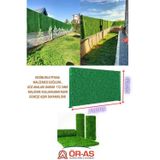ÖR-AS TEL ÖRGÜ & PANEL ÇİT SİSTEMLERİ Çim Çit Örgü Telli Bahçe Çiti 120 cm x 2 Mt