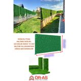 ÖR-AS TEL ÖRGÜ & PANEL ÇİT SİSTEMLERİ Çim Çit Örgü Telli Bahçe Çiti 200 cm x 10 Mt