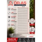 ÖR-AS TEL ÖRGÜ & PANEL ÇİT SİSTEMLERİ Hasır Tel-( 4 x 4 Göz Aralıklı - 3mm ) ( 90 x 50 Ebatında )-( 1 ADET )
