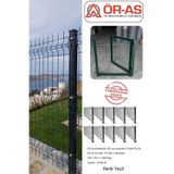 Ör-As Tel Örgü & Panel Çit Sistemleri Panel Çit Takım ( 100 Cm Yükseklik 25 Mt Uzunluk ) + ( 100 X 100 Kapı -)