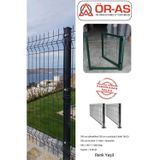 ÖR-AS TEL ÖRGÜ & PANEL ÇİT SİSTEMLERİ Panel Çit Takım ( 100 Cm Yükseklik 5 Mt Uzunluk ) ( 100 X 100 Kapı -)