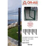 ÖR-AS TEL ÖRGÜ & PANEL ÇİT SİSTEMLERİ Panel Çit Takım ( 120 Cm Yükseklik 10 mt Uzunluk ) + ( 120 x 100 Kapı -)