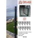 ÖR-AS TEL ÖRGÜ & PANEL ÇİT SİSTEMLERİ Panel Çit Takım ( 150 Cm Yükseklik 25 mt Uzunluk ) + ( 150 x 100 Kapı -)