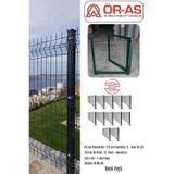 Ör-As Tel Örgü & Panel Çit Sistemleri Panel Çit Takım ( 150 Cm Yükseklik 30 Mt Uzunluk ) + ( 150 X 100 Kapı -)