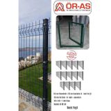 ÖR-AS TEL ÖRGÜ & PANEL ÇİT SİSTEMLERİ Panel Çit Takım ( 150 Cm Yükseklik 35 mt Uzunluk ) + ( 150 x 100 Kapı -)
