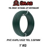Ör - As Tel Örgü & Panel Çit Sistemleri Pvc - Kaplı Düz Tel - 3.5 mm Kalınlık (- 1 - Kg -) - 1-Adet