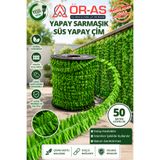 Ör-As Tel Örgü & Panel Çit Sistemleri Süs Telli Çim Yapay Sarmaşık (- 50 - Mt -)