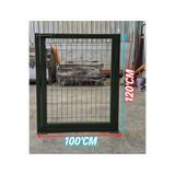 ÖR-AS TEL ÖRGÜ & PANEL ÇİT SİSTEMLERİ Yeşil Tel Çit Kapı - Panel Çit Tel Kapısı - Kanatlı Kapı (- 120 cm Yükseklik X 100 Cm Uzunluk -)