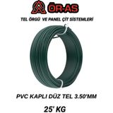 Ör-As Tel Örgü Pvc Kaplı Düz Tel 3.5 mm Kalınlık 25 Kg - 1-Adet