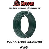 Ör-As Tel Örgü Pvc Kaplı Düz Tel 3.5 mm Kalınlık 6 Kg - 1-Adet