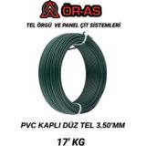 Ör-As Tel Örgü Pvc - KaplıDüz Tel - 3.5 Mm Kalınlık(- 17 - Kg -)