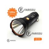 Or-t40 100w 5000 Lümen Şarj Edilebilir Led El Feneri - Yüksek Performans Ve Uzun Çalışma Süresi Siyah