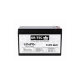 OR-TEC 12.8V 6Ah LiFePO4 Akülü Araba - UPS Aküsü