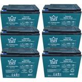 Or-Tec 6'lı Set 12V 80 Ah Jel Motosiklet Aküsü Uzun Ömürlü ve Yüksek Performanslı