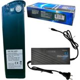 Or-Tec Rks Elektrikli Bisiklet Bataryası 36V 15AH ve 36V 2A Lityum Li-Ion Akıllı Şarj Aleti Seti