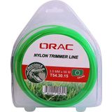 Orac 3 mm 56 mt Yeşil Yuvarlak Tırpan Misinası