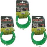 Orac Misina Yuvarlak 1.3 mm 15 M Crocodile Yeşil 3 Adet