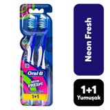 Oral-B 1+1 Neon Fresh Soft Diş Fırçası
