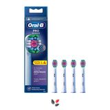 Oral-B 3D White 3 Boyutlu Beyazlık Şarjlı 4'lü Diş Fırçası Yedek Başlığı
