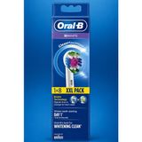 Oral-B 3D White 8'li Diş Fırçası Yedek Başlığı - Mavi