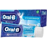 Oral-B 3D White Çay ve Kahve Içenler Için Diş Macunu 75 ml (6'li Paket)