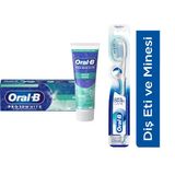 Oral-B 3D White Hafif Nane Macun 75 Ml+Oral-B Pro Health Hassas Diş Minesi Ultra Ince Diş Fırçası 1 + 1 Adet