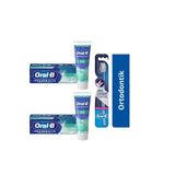 Oral-B 3d White Hafif Nane Macun75 Ml Oral-B Pro-Expert Clinic Line Ortodontik 35 Yumuşak Fırça 2+1