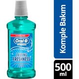 Oral-B Ağız Çalkalama Suyu Alkolsüz 500 ml Komple Bakım Ferahlatıcı Koku ile Diş Eti Problemlerine Karşı