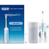 Oral-B Ağız Sağlığı Merkezi: Ağız Duşu, 1 Oxyjet Başlığı, 1 Su Jeti Başlığı - Standart