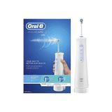 Oral-B AquaCare 4 kablosuz ağız duşu, yumuşak diş temizliği ve daha sağlıklı diş etleri için diş ara temizleyici, Oxyjet teknolojisi, 2 diş bakımı modu, beyaz/mavi