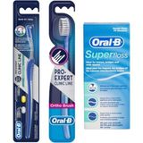 Oral-B Arayüz Diş Fırçası + Ortodontik Diş Fırçası 35 Soft + Super Floss Diş Ipi 50 Adet