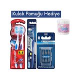Oral-B Arayüz Fırçası +Arayüz 6`lı + Colgate 360 Optik Beyaz 1+1 Orta Diş Fırçası