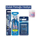 Oral-B Arayüz Fırçası + Arayüz 6`lı Yedek Başlık + Pro-Expert Komple 7 1+1 Orta 40 Diş Fırçası