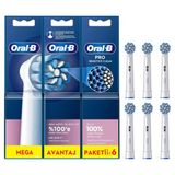 Oral-B B Sensitive Şarjlı Diş Fırçası Yedek Başlığı 6 Adet