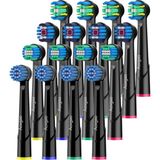 Oral B Braun Elektrikli Diş Fırçaları ile Uyumlu Yedek Başlıklar, Oral-B Pro / Genius / Smart - Çok Renkli