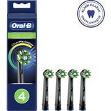 Oral-B Cleanmaximiser Crossaction Diş Fırçası Yedek Başlığı Siyah 4 Lü Beyazlatıcı Özellikli
