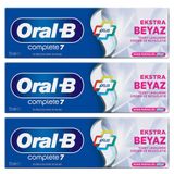 Oral-B Complete 7 Ekstra Beyaz 3x75 ml Diş Macunu