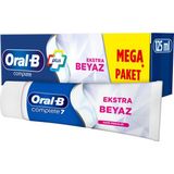 Oral-B Complete 7 Ekstra Beyaz Diş Macunu Nane Ferahlığı ile 125 ml Diş Sağlığı İçin