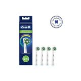 Oral-B Cross Action Orta Sert Diş Fırçası Yedek Başlık 4'lü Set Beyaz Tüm Elektrikli Modellerle Uyumlu