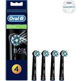 Oral-B Cross Action Siyah Renkli 4'lü Şarjlı Diş Fırçası Yedek Başlığı Orta Sertlik Özellikli
