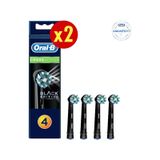 Oral-B CrossAction Elektrikli Diş Fırçası Yedek Başlığı 8'li Siyah