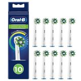 Oral-B CrossAction fırça başlığı, CleanMaximiser kıllı, bütünsel ağız temizliği için, 10 adet