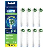 Oral-B CrossAction Takmalı Fırçalar, 8 adet