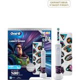 Oral-B D100 Vitality Lightyear Ekstra Yumuşak Şarj Edilebilir Çocuk Diş Fırçası ve Seyahat Kabı - Beyaz - Standart