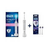 Oral-B D100 Vitality Sensi Ultra Thin Şarjlı Diş Fırçası ve 2'li Yedek Başlık