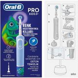 Oral-B D103 Karakterli Çocuk Şarjlı Diş Fırçası Yumuşak Fırça Kılı ile Renkli Tasarım 1 Adet