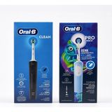 Oral-B D103 Vitality Pro Clean + Kids Şarjlı Diş Fırçası 2'li Avantaj Paketi - Siyah - Mavi