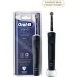 Oral-B D103 Vitality Pro Protect x Clean Siyah Şarjlı Diş Fırçası Kız Çocuklar İçin Özel Tasarım - Standart