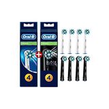 Oral-B Diş Fırçası Yedek Başlığı Cross Action 4'lü+ Yedek Başlığı Cross Action Siyah 4'lü
