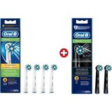 Oral-B Diş Fırçası Yedek Başlığı Cross Action 4'lü+Cross Siyah 2'li